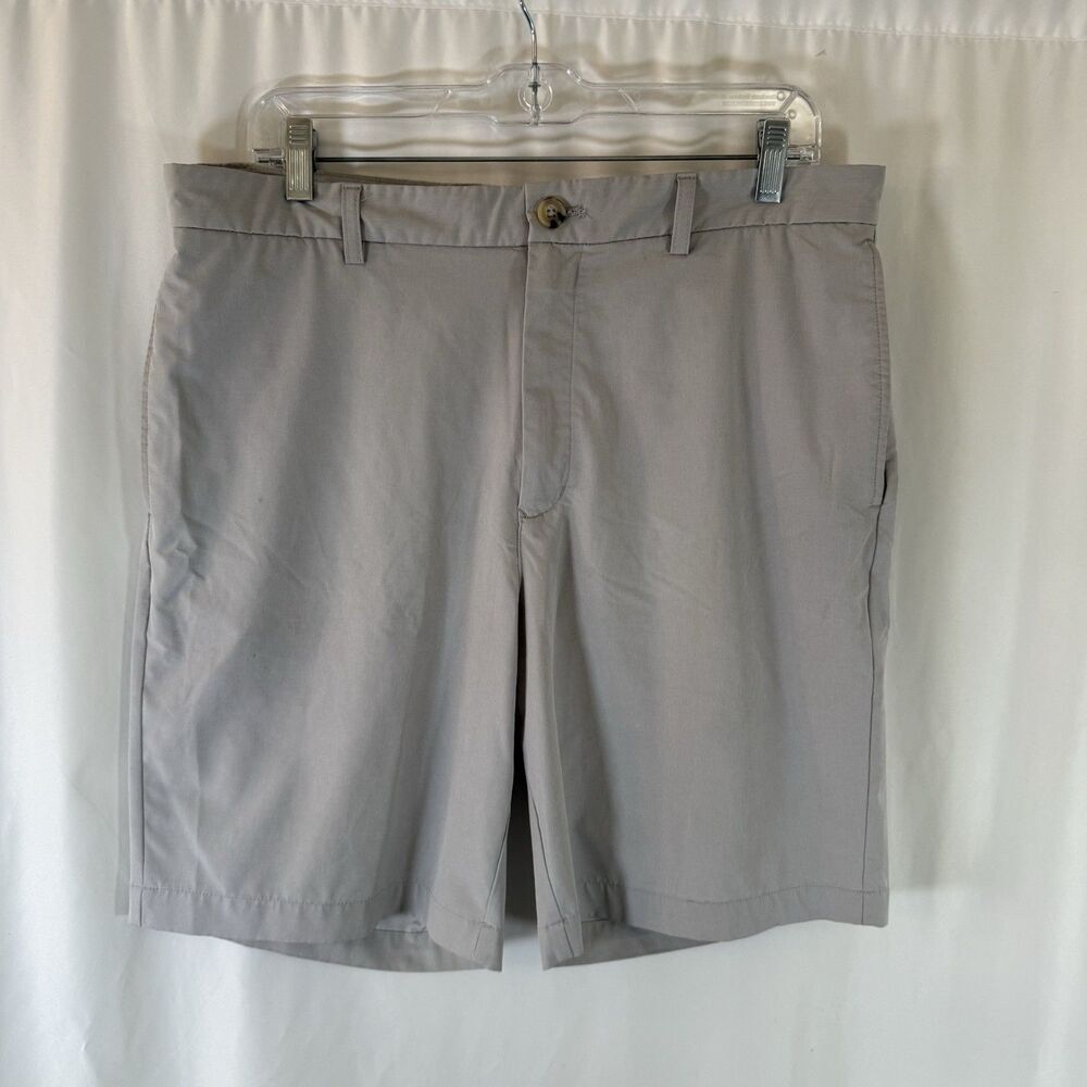 Tailorbyrd Chino Shorts Men's 34 Khaki Flat Front Golf Work Pockets